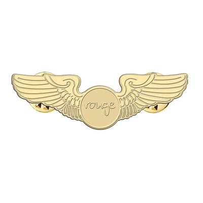 Air Canada rouge Airlines aviation hollow pin in polished alloy.