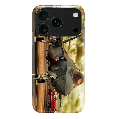 Fighter Jet 35 at Airbase iPhone Case