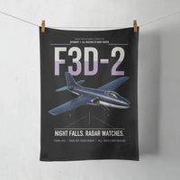 Thumbnail for F3D-2 Skyknight design on black towel