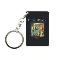 Thumbnail for DUBROVNIK - Poster - Key Chain - Black