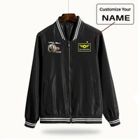 Thumbnail for Airbus A320 & V2500 Engine aviation design printed on lightweight shell with windproof finish thin spring jacket.