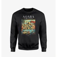 Thumbnail for AQABA - Poster - Sweatshirt - Black