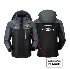 Airbus A400M Silhouette Thick Winter Jackets