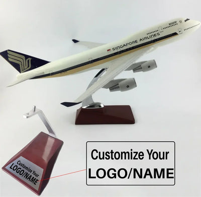 Singapore Airlines Boeing 747 Airplane Model (Handmade Special Edition 45CM) aviation themed special-edition big-scale model.