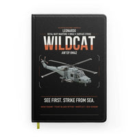 Thumbnail for Leonardo AW159 Wildcat HMA2 design on black notebook