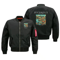 Thumbnail for JYVÄSKYLÄ - Poster - Bomber Jacket - Black