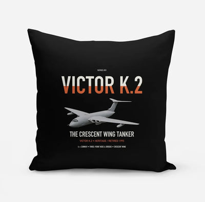Handley Page Victor K.2 design on black pillow