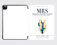 Thumbnail for Marseille Provence Airport (MRS) design on white ipad tablet case