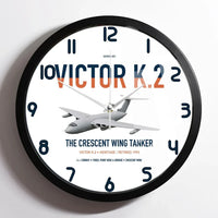 Thumbnail for Handley Page Victor K.2 design on white framed wall clock
