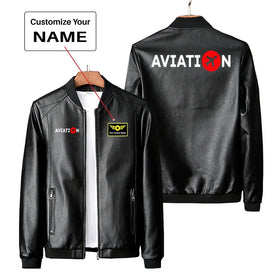 Aviation PU Leather Jackets