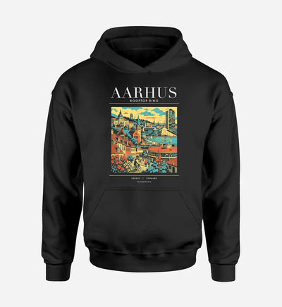 AARHUS - Poster - Premium Hoodie - Black