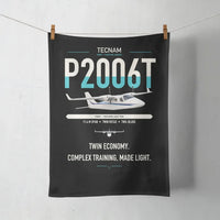Thumbnail for Tecnam P2006T design on black towel