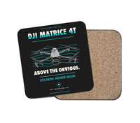 Thumbnail for DJI Matrice 4T design on black 1 piece coaster