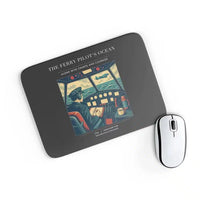 Thumbnail for VINTAGE G4368 - The Ferry Pilot's Ocean - Designed Mouse Pads design on black rectangle