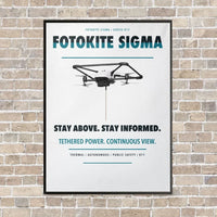 Thumbnail for Fotokite Sigma vertical canvas print - framed - white background