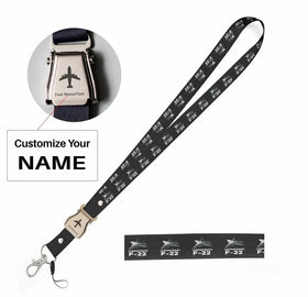 The Fighter Jet 22 Silhouette Lanyard & ID Holders