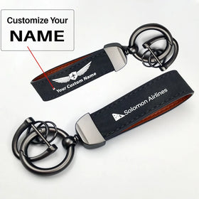 Solomon Airlines Horseshoe Buckle Key Chains