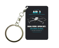 Thumbnail for DJI Air 3 Key Chain design on black key chain