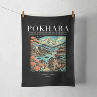 Thumbnail for POKHARA - Poster - Towel - Black