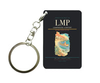 Thumbnail for Lampedusa Airport (LMP) design on black key chain