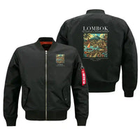 Thumbnail for LOMBOK - Poster - Bomber Jacket - Black