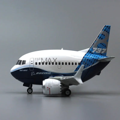 Cartoon Boeing B737MAX Boeing Factory Alloy Airplane Model