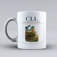 Thumbnail for Easterwood Airport (CLL) airport code design on white ceramic mug