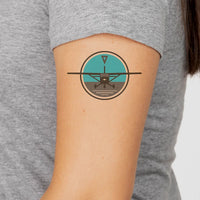 Thumbnail for Cessna & Gyro aviation temporary tattoo in skin-safe adhesive paper.