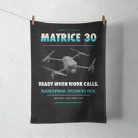 Thumbnail for DJI Matrice 30 design on black towel