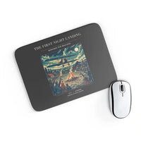 Thumbnail for VINTAGE G4327 - The First Night Landing - Designed Mouse Pads design on black rectangle