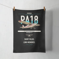 Thumbnail for Piper PA-18 Super Cub design on black towel