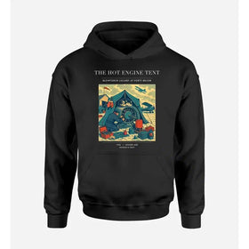 Single-Side Printing — The Hot Engine Tent Double-Side Hoodie