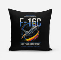 Thumbnail for F-16C Fighting Falcon design on black pillow