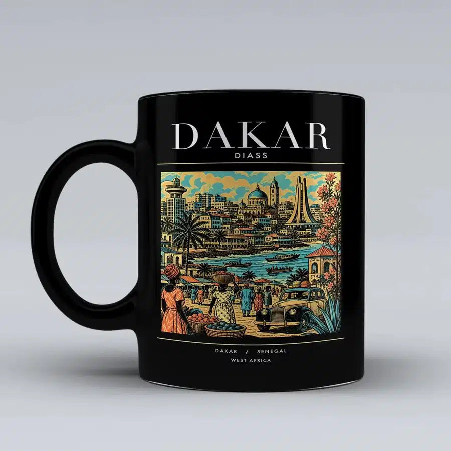 DAKAR - Poster - Mug - Black