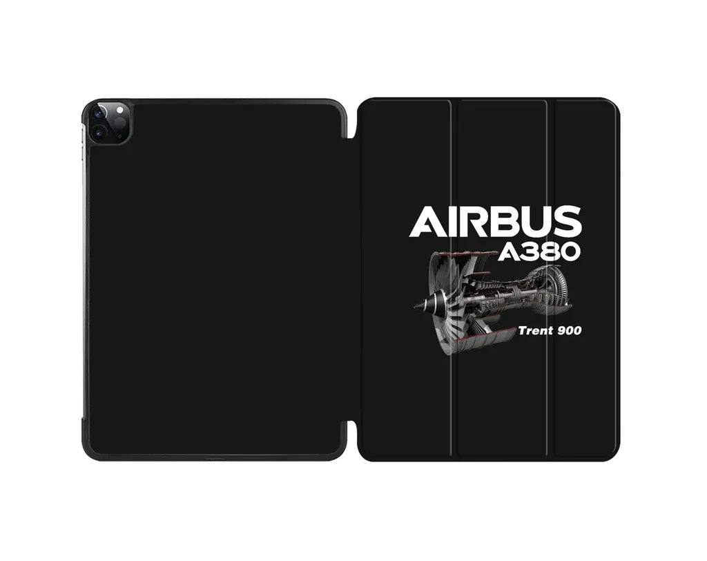 Airbus A380 & Trent 900 Engine aviation design on iPad case for iPad.