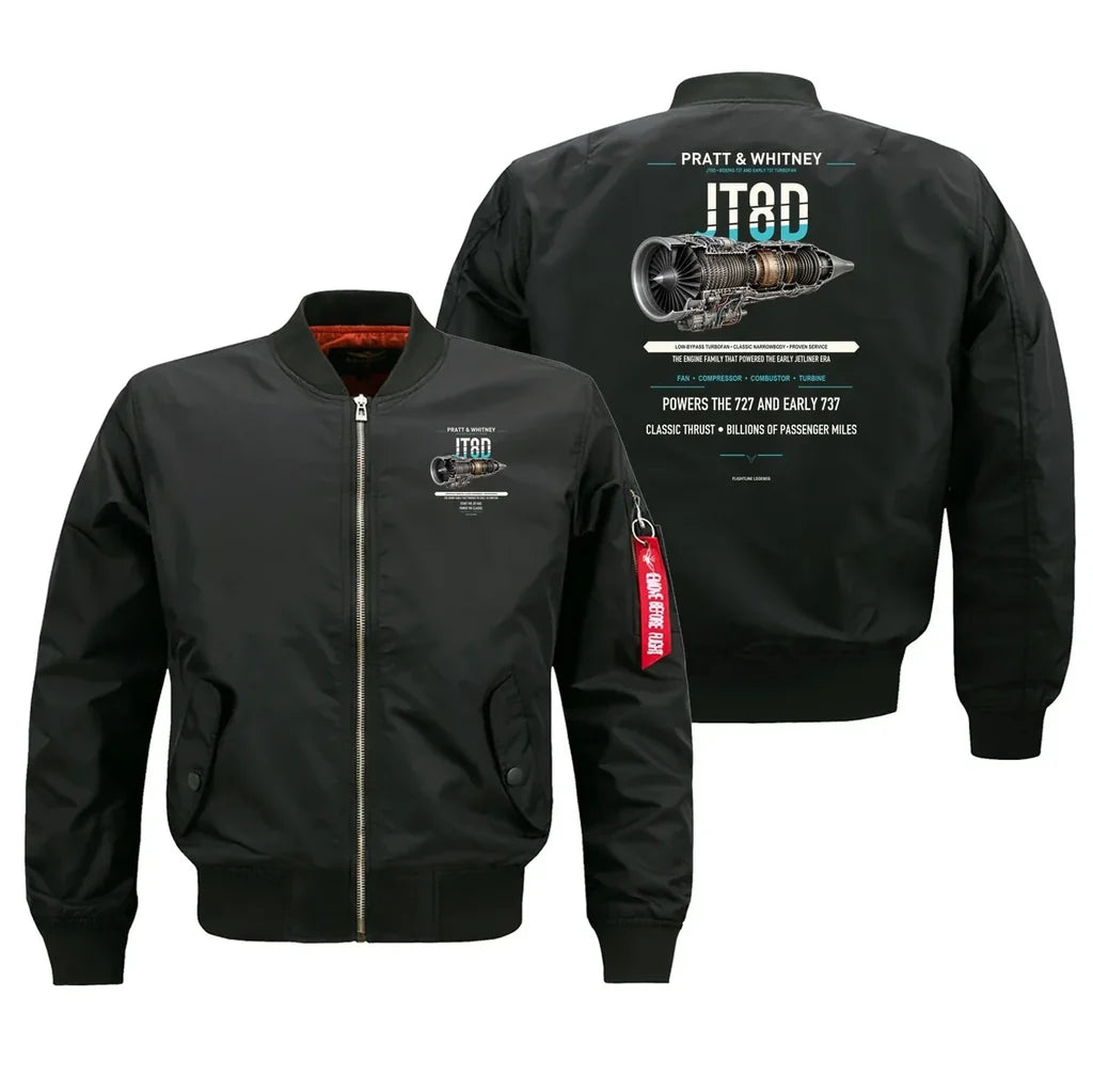 JT8D design on black bomber