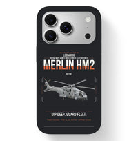 Thumbnail for Leonardo AW101 Merlin HM2 design on black magsafe iphone case, for iPhone 17 Pro