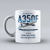 Thumbnail for A350F Mug design on white airbus