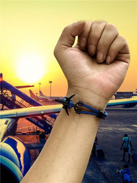 Thumbnail for Customisable Airplane Shape Bracelet - view 3