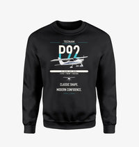 Thumbnail for Tecnam P92 Echo MkII design on black sweatshirt