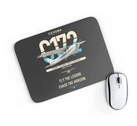 Thumbnail for Cessna 172 Skyhawk design on black rectangle mouse pad