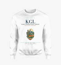Thumbnail for Kigali International Airport (KGL) design on white sweatshirt