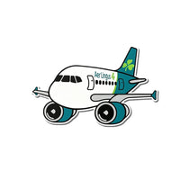 Thumbnail for Aer Lingus Airbus A320 aviation design airplane sticker in weather-resistant vinyl.