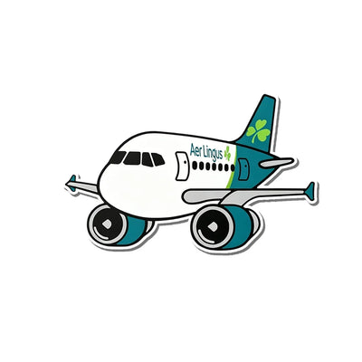 Aer Lingus Airbus A320 aviation design airplane sticker in weather-resistant vinyl.