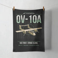 Thumbnail for OV-10A Bronco design on black towel