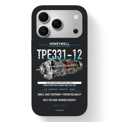 TPE331-12 Case design on black iphone case