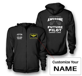 Future Pilot Zipped Hoodies