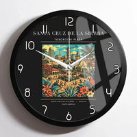 Thumbnail for SANTA CRUZ DE LA SIERRA - Poster - Wall Clock Framed - Black