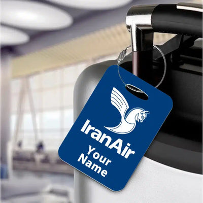 Iran Air aviation acrylic luggage tag in durable acrylic.