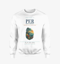 Thumbnail for Perth Airport (PER) design on white sweatshirt